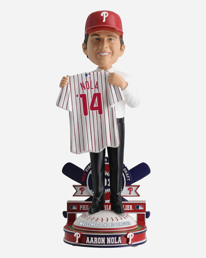 Aaron Nola Philadelphia Phillies 2014 MLB Draft Pick Bobblehead FOCO - FOCO.com