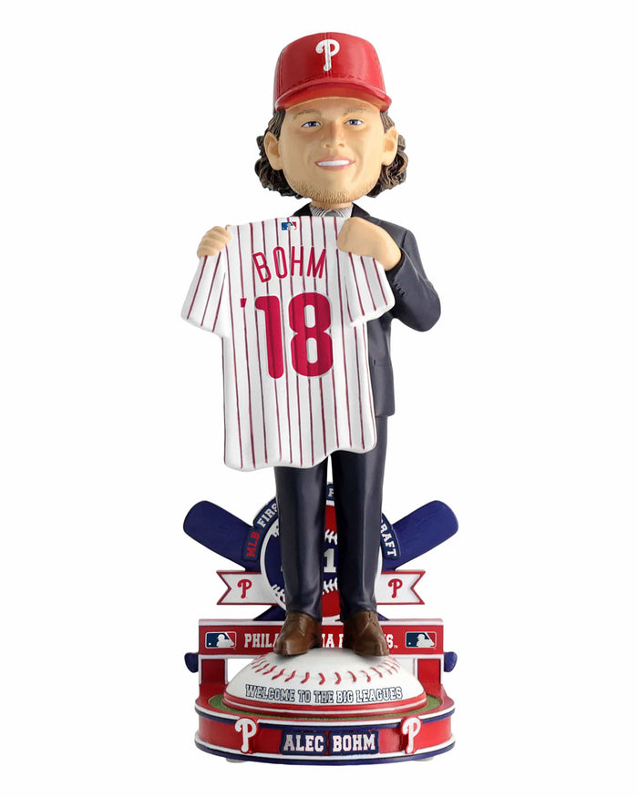 Alec Bohm Philadelphia Phillies 2018 MLB Draft Pick Bobblehead FOCO - FOCO.com