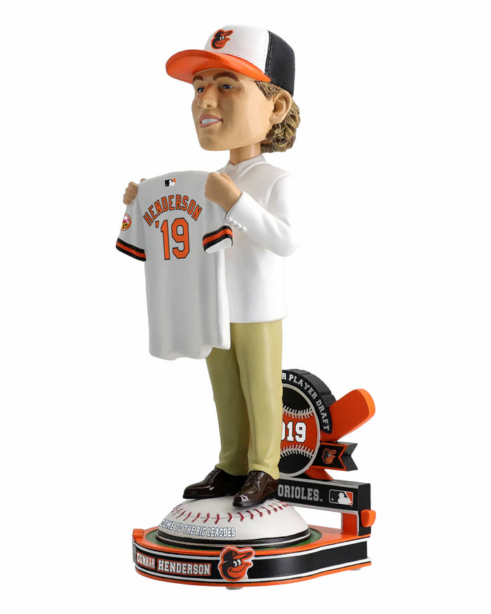 Gunnar Henderson Baltimore Orioles 2019 MLB Draft Pick Bobblehead FOCO - FOCO.com