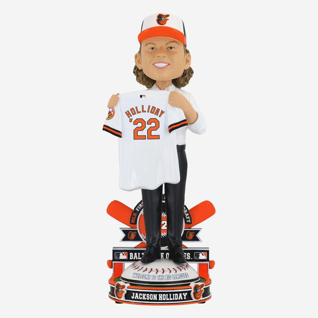 Jackson Holliday Baltimore Orioles 2022 MLB Draft Pick Bobblehead FOCO - FOCO.com