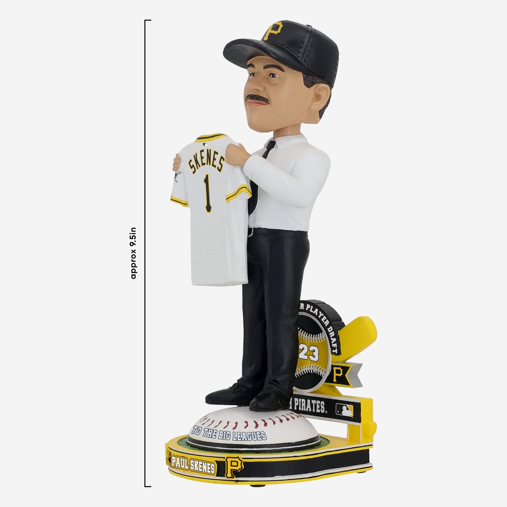 Paul skenes ポールスキーンズ ボブルヘッド FOCO 全米ドラフト Paul Skenes Pittsburgh Pirates 2023 Draft Pick Bobblehead FOCO