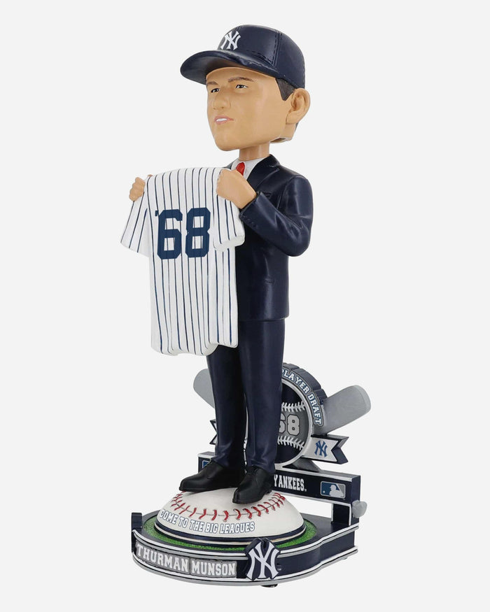 Thurman Munson New York Yankees 1968 MLB Draft Pick Bobblehead FOCO - FOCO.com