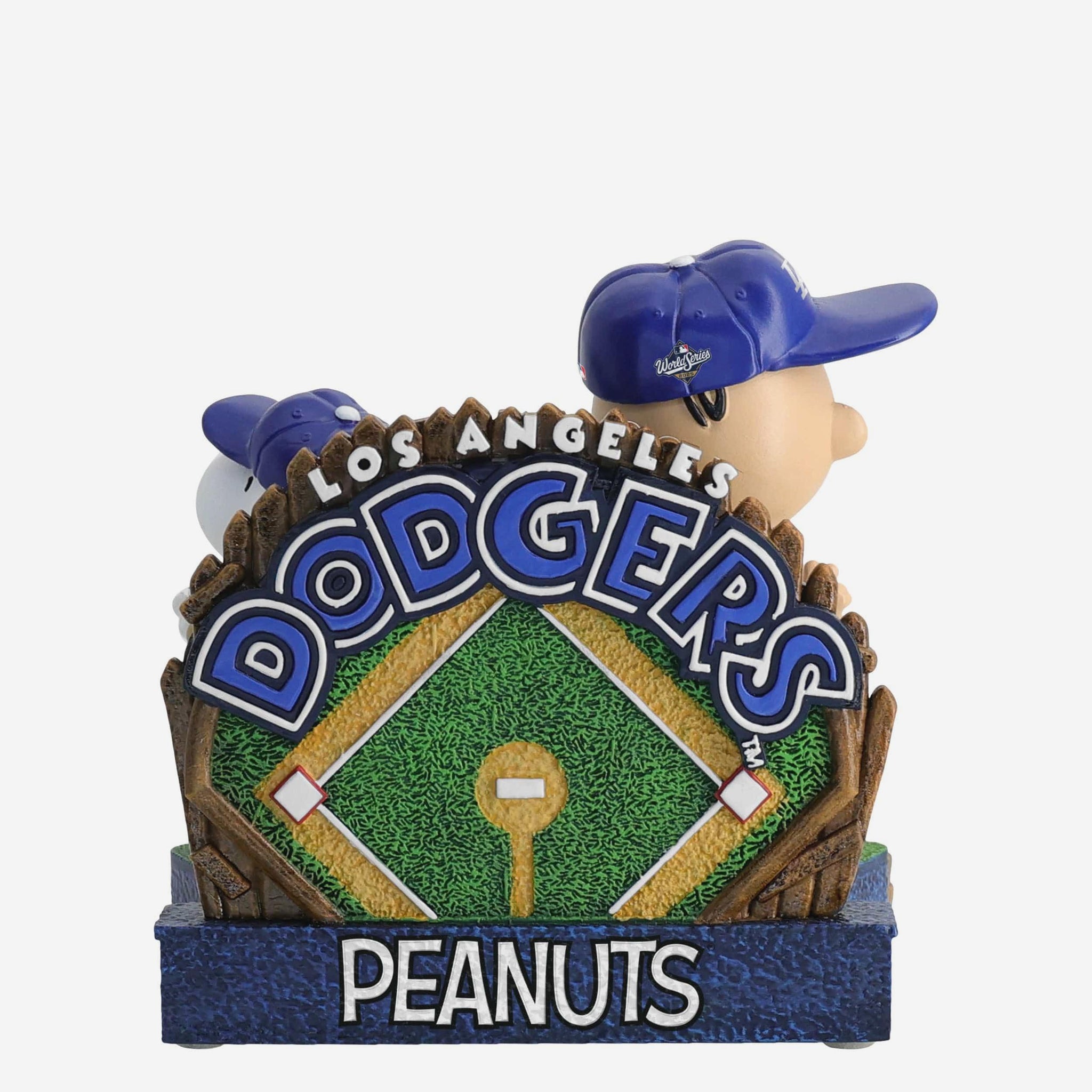 Charlie Brown Snoopy Los Angeles Dodgers 2025 Back To Back World Series Champions Peanuts Trophy Dual Bobblehead