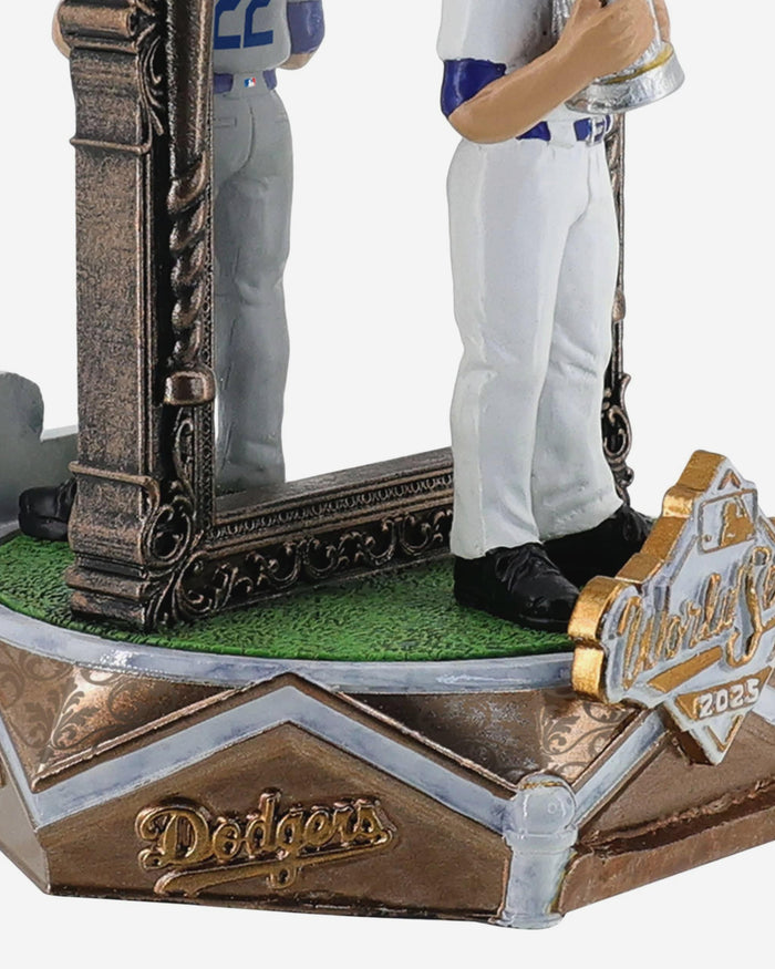 Clayton Kershaw Los Angeles Dodgers 2025 Back To Back World Series Champions Dual Spinner Bobblehead FOCO - FOCO.com