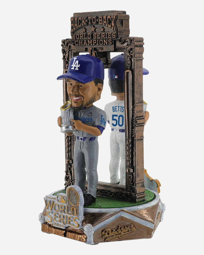 Mookie Betts Los Angeles Dodgers 2025 Back To Back World Series Champions Dual Spinner Bobblehead FOCO - FOCO.com