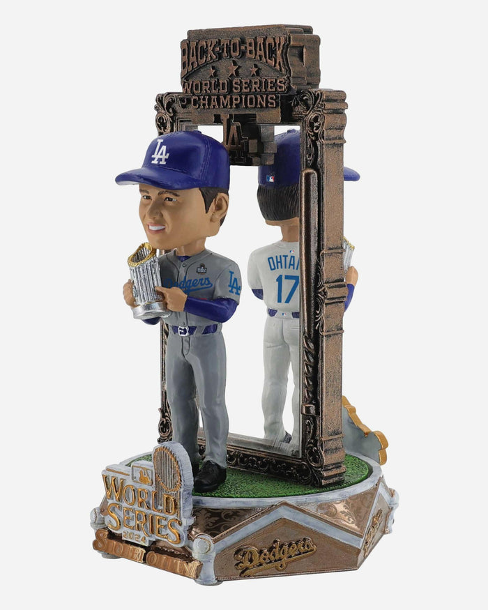 Shohei Ohtani Los Angeles Dodgers 2025 Back To Back World Series Champions Dual Spinner Bobblehead FOCO - FOCO.com