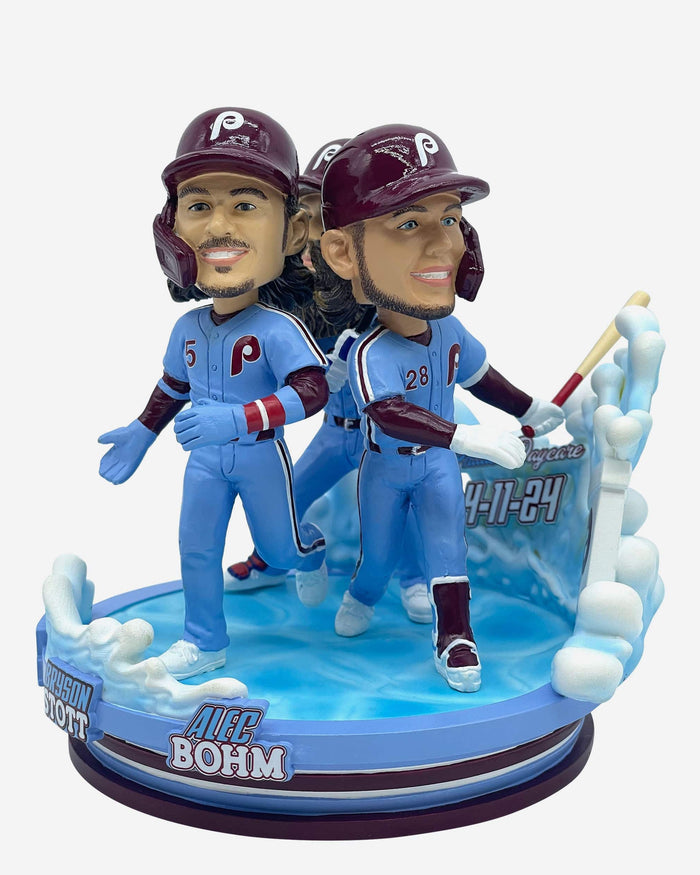 Bryson Stott & Alec Bohm & Brandon Marsh Philadelphia Phillies Daycare Triple Bobblehead FOCO - FOCO.com