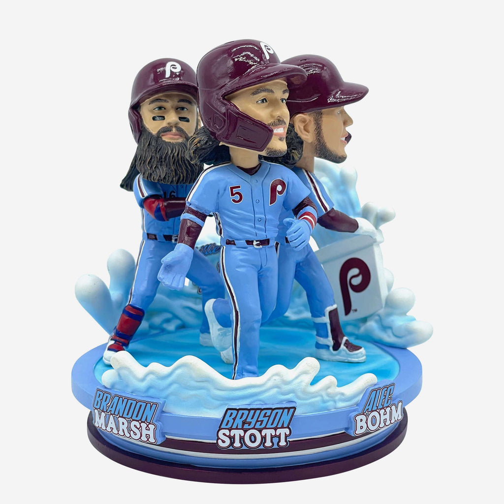 Bryson Stott & Alec Bohm & Brandon Marsh Philadelphia Phillies Daycare Triple Bobblehead FOCO - FOCO.com