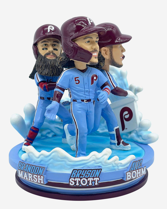 Bryson Stott & Alec Bohm & Brandon Marsh Philadelphia Phillies Daycare Triple Bobblehead FOCO - FOCO.com