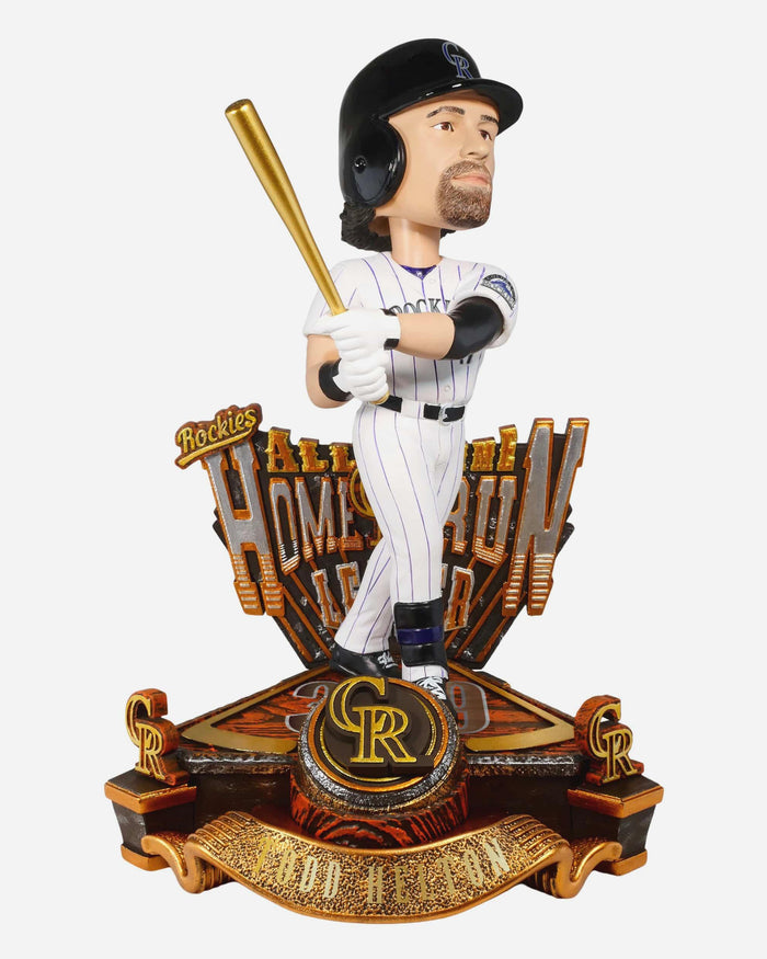Todd Helton Colorado Rockies All-Time Franchise Home Run Leader Commemorative Bobblehead FOCO - FOCO.com