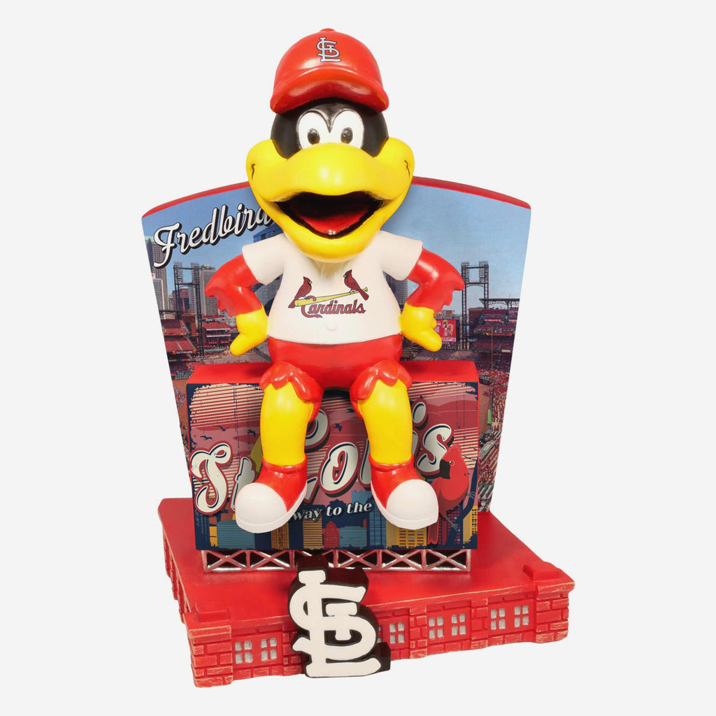 Fredbird St Louis Cardinals Greetings From Mascot Bobblehead FOCO - FOCO.com