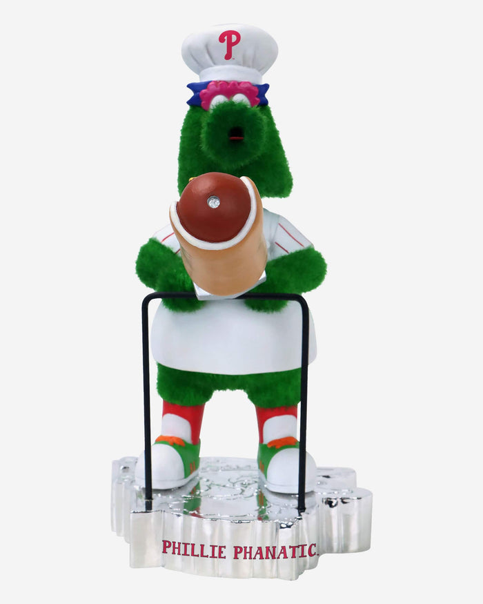 Phillie Phanatic Philadelphia Phillies Hot Dog Cannon Fuzzy Fur Mascot Bobblehead FOCO - FOCO.com