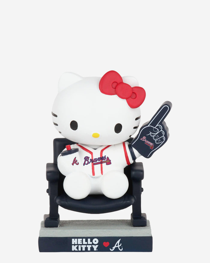 Hello Kitty® Atlanta Braves At The Ball Game Mini Bobblehead FOCO - FOCO.com