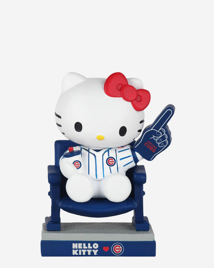 Hello Kitty® Chicago Cubs At The Ball Game Mini Bobblehead FOCO - FOCO.com