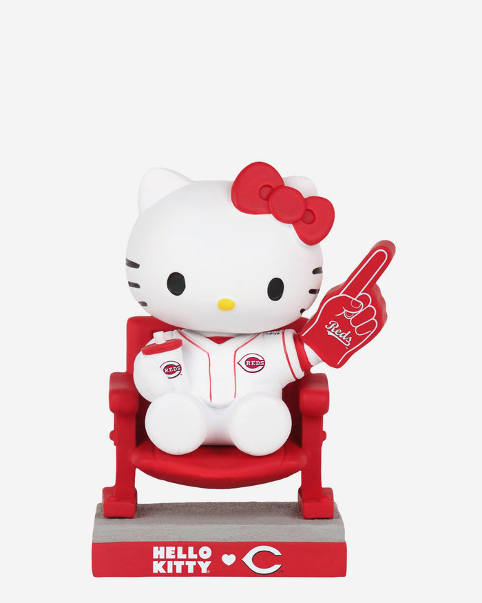 Hello Kitty® Cincinnati Reds At The Ball Game Mini Bobblehead FOCO - FOCO.com