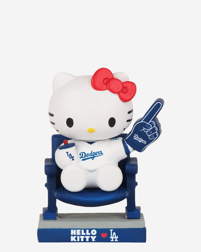 Hello Kitty® Los Angeles Dodgers At The Ball Game Mini Bobblehead FOCO - FOCO.com