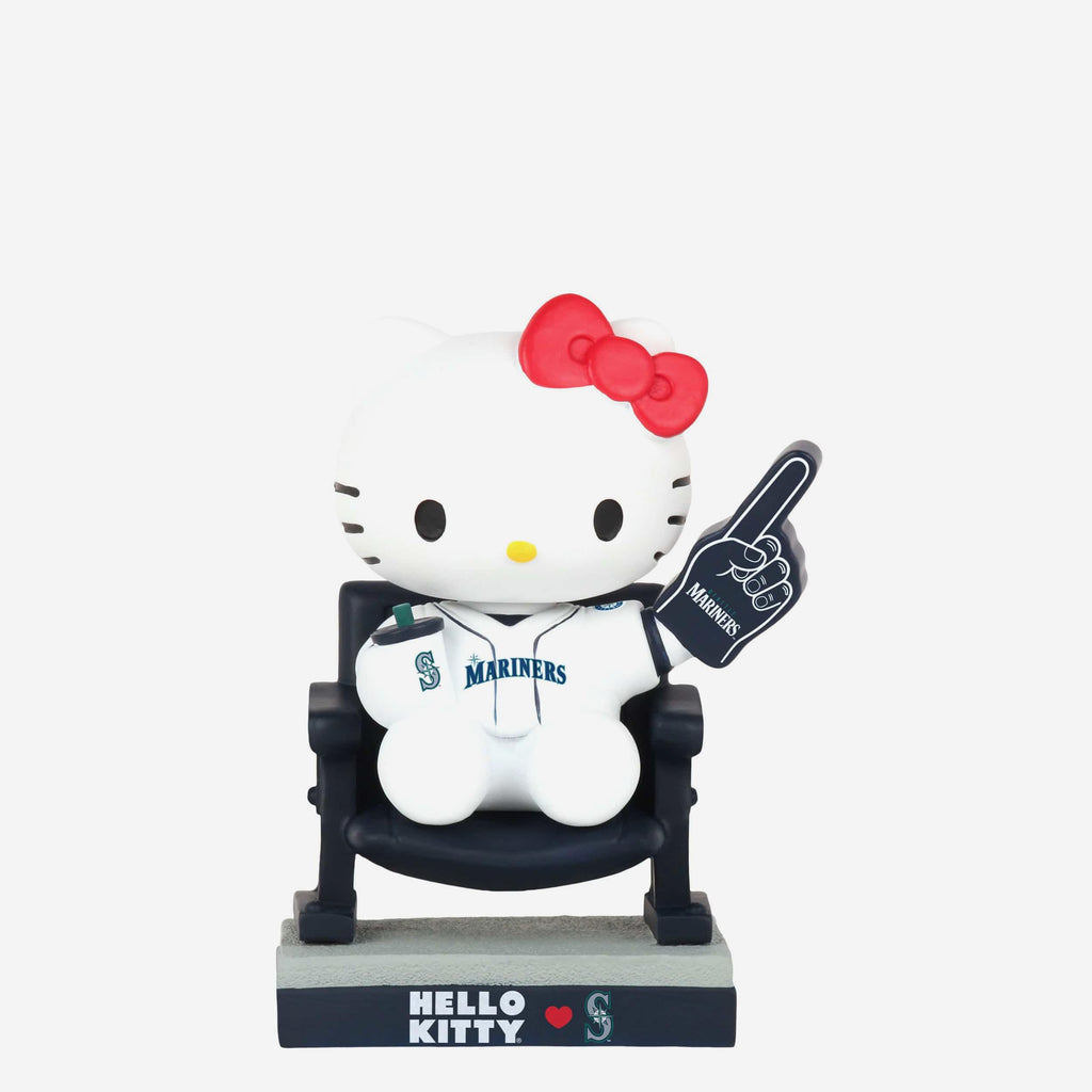 Hello Kitty® Seattle Mariners At The Ball Game Mini Bobblehead FOCO - FOCO.com