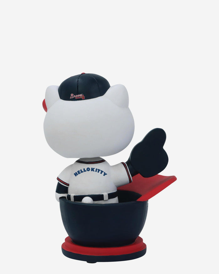 Hello Kitty® Atlanta Braves Baseball Helmet Bobblehead FOCO - FOCO.com
