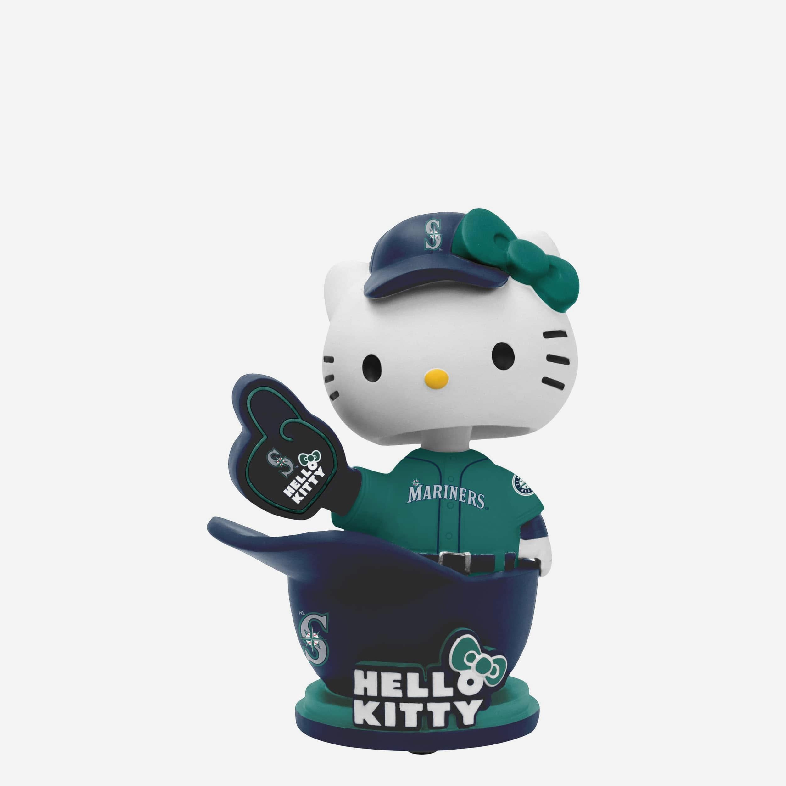 Hello Kitty® Seattle Mariners Baseball Helmet Away Jersey