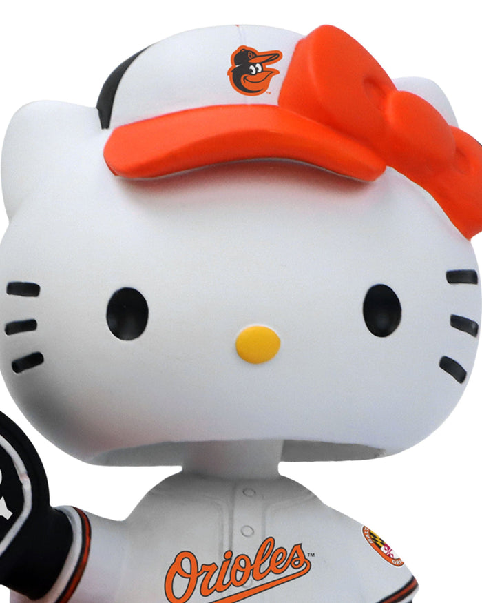 Hello Kitty® Baltimore Orioles Baseball Helmet Bobblehead FOCO - FOCO.com