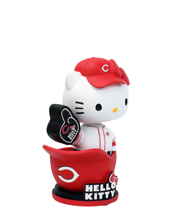 Hello Kitty® Cincinnati Reds Baseball Helmet Bobblehead FOCO - FOCO.com