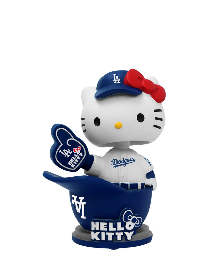 Hello Kitty® Los Angeles Dodgers Baseball Helmet Bobblehead FOCO - FOCO.com