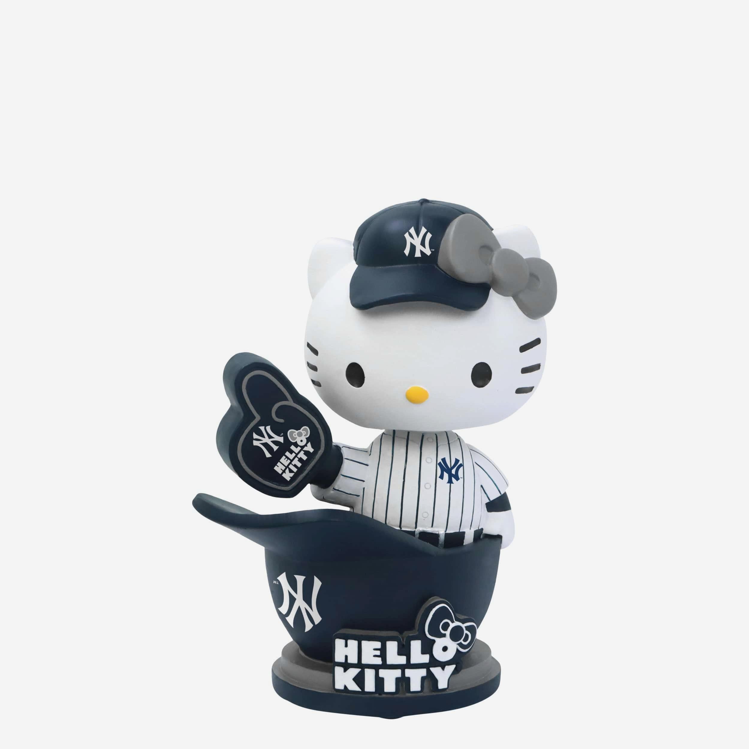 Hello Kitty® New York Yankees Baseball Helmet Bobblehead FOCO
