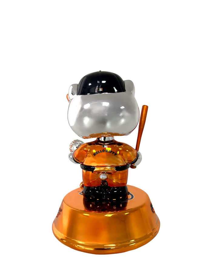Baltimore Orioles Hello Kitty® Electroplated Edition Mini Bobblehead