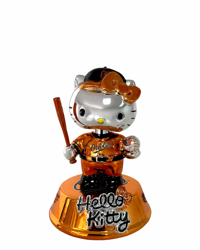 Baltimore Orioles Hello Kitty® Electroplated Edition Mini Bobblehead