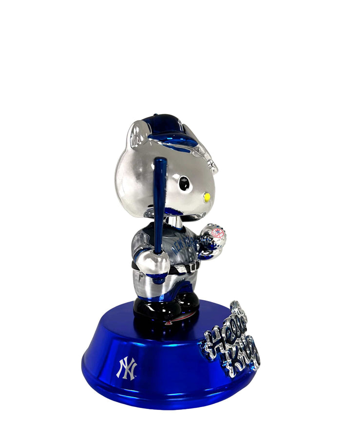 New York Yankees Hello Kitty® Electroplated Edition Mini Bobblehead