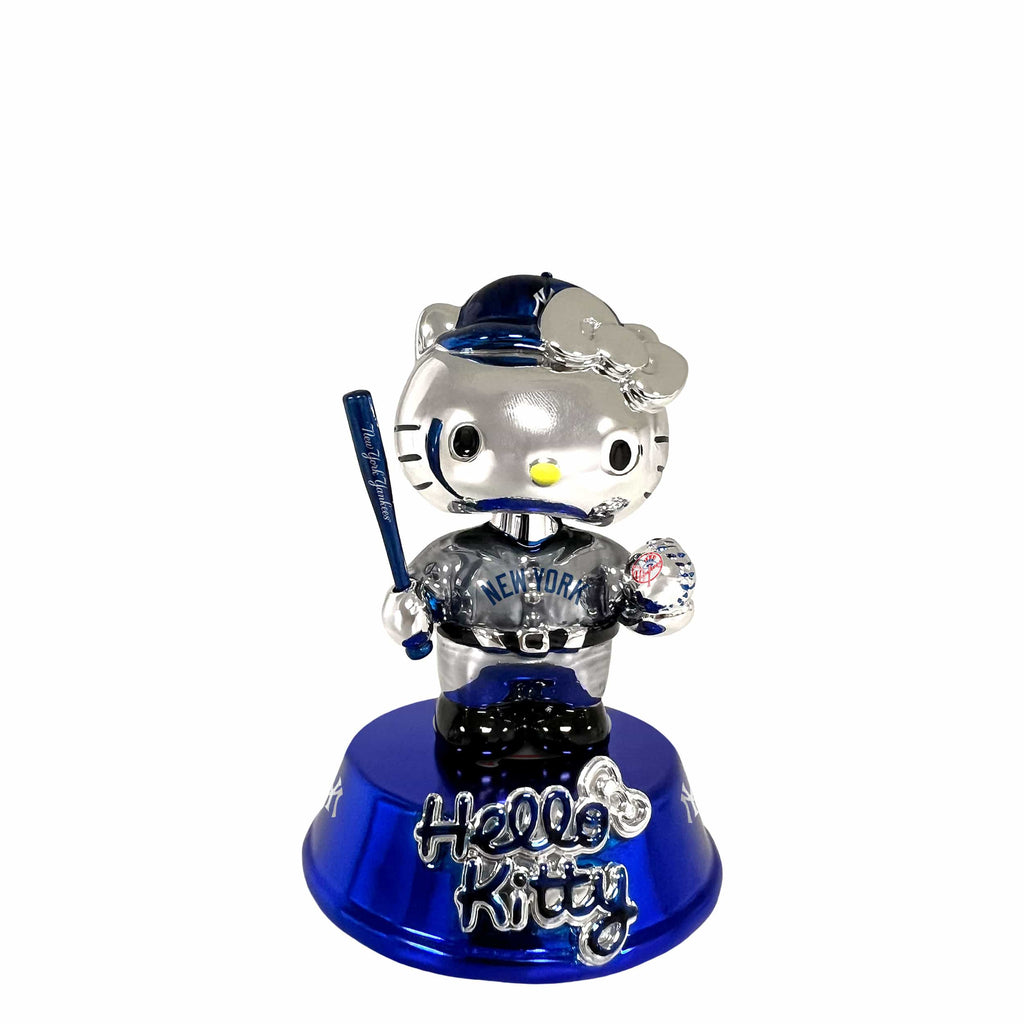 New York Yankees Hello Kitty® Electroplated Edition Mini Bobblehead