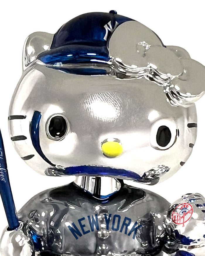New York Yankees Hello Kitty® Electroplated Edition Mini Bobblehead