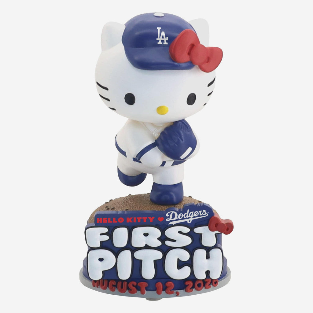 Hello Kitty® Los Angeles Dodgers First Pitch Bobblehead FOCO - FOCO.com