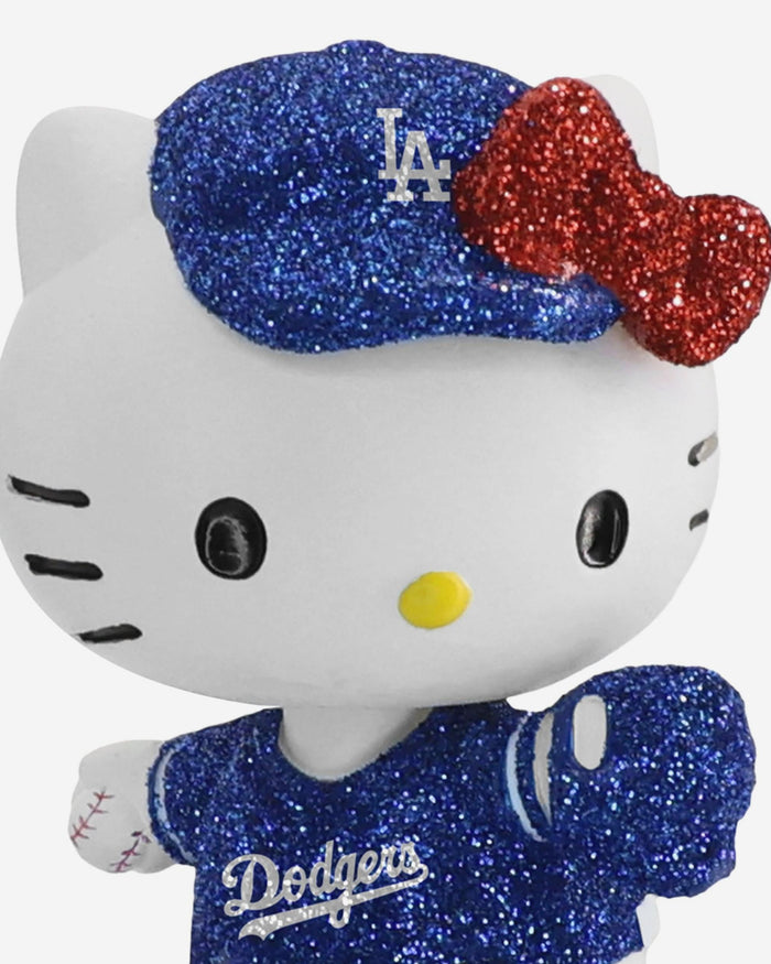 Los Angeles Dodgers Hello Kitty® Glitter Mini Bobblehead FOCO - FOCO.com
