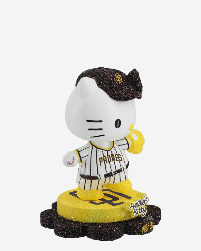 San Diego Padres Hello Kitty® Glitter Mini Bobblehead FOCO - FOCO.com
