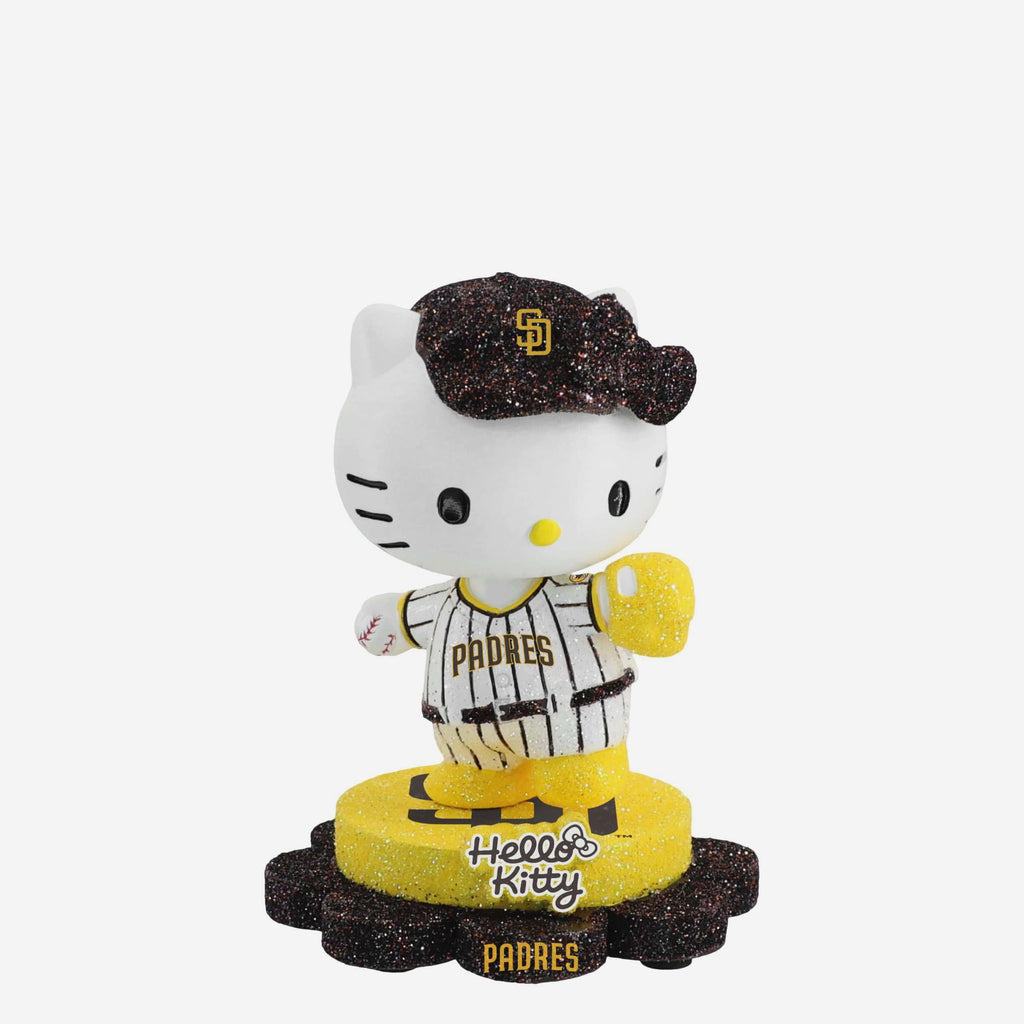 San Diego Padres Hello Kitty® Glitter Mini Bobblehead FOCO - FOCO.com