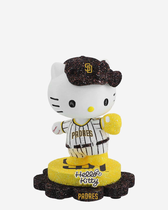 San Diego Padres Hello Kitty® Glitter Mini Bobblehead FOCO - FOCO.com