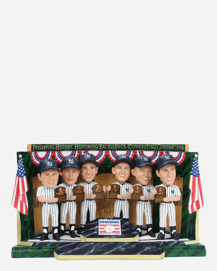 New York Yankees Hall of Fame Mini Bobblehead Scene FOCO - FOCO.com