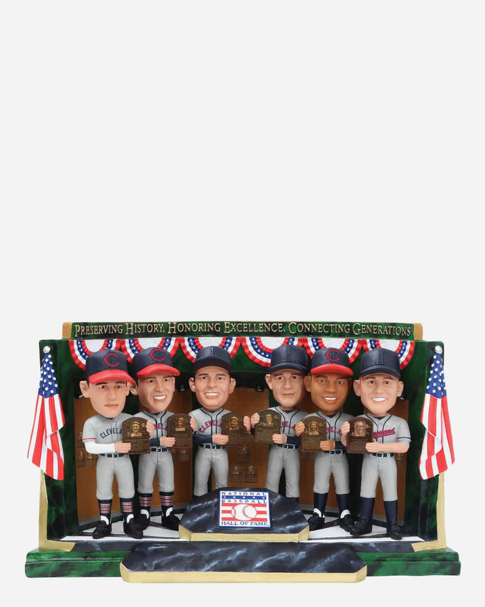 Cleveland Guardians Hall of Fame Mini Bobblehead Scene FOCO - FOCO.com