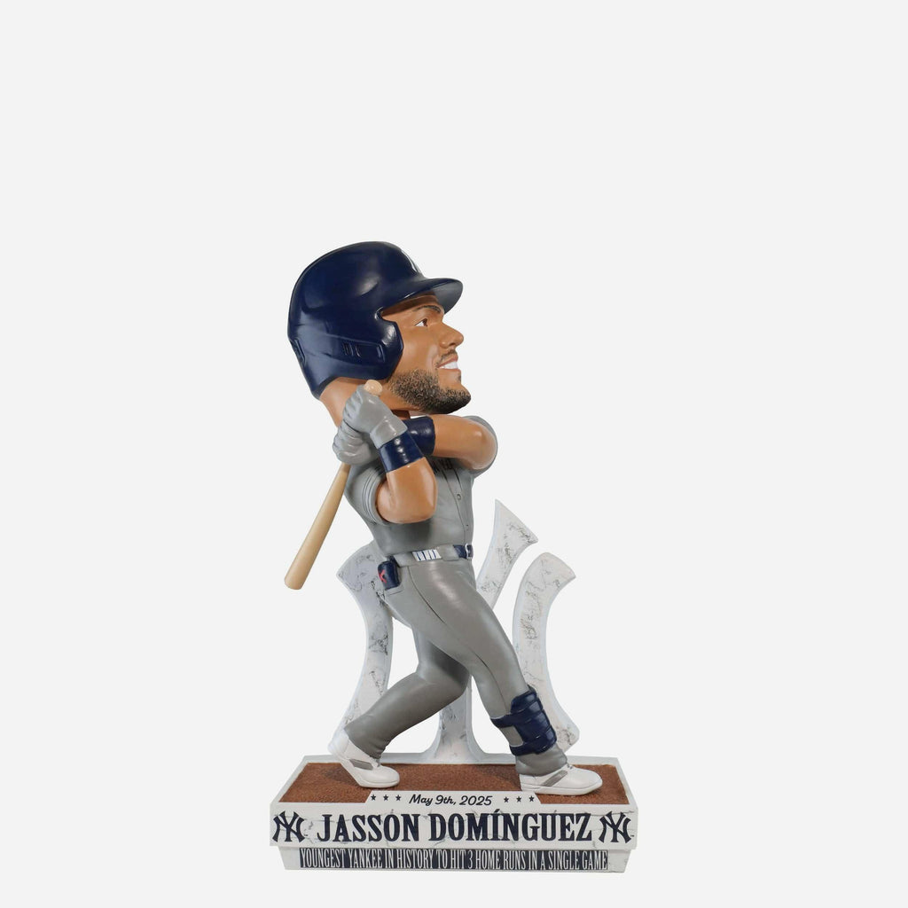 Jasson Dominguez New York Yankees 3 Home Run Game Mini Bobblehead FOCO - FOCO.com
