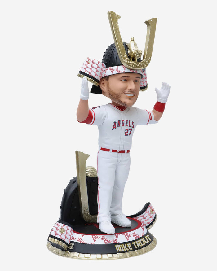 Mike Trout Los Angeles Angels Warrior Hat Home Run Celebration Bobblehead FOCO - FOCO.com