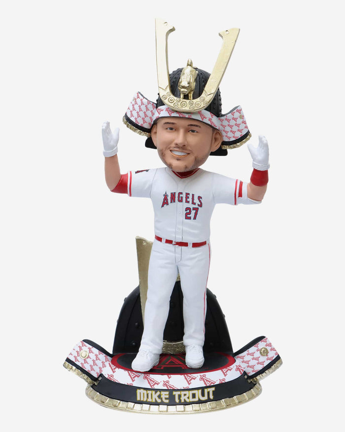 Mike Trout Los Angeles Angels Warrior Hat Home Run Celebration Bobblehead FOCO - FOCO.com