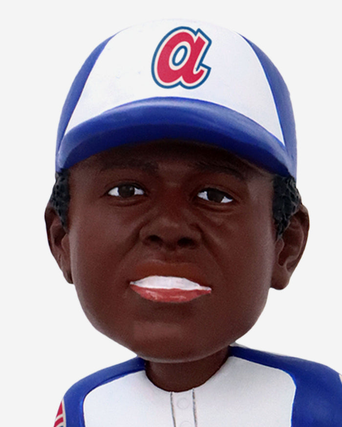Hank Aaron Atlanta Braves Home Run Spinner Mini Bobblehead Scene FOCO - FOCO.com