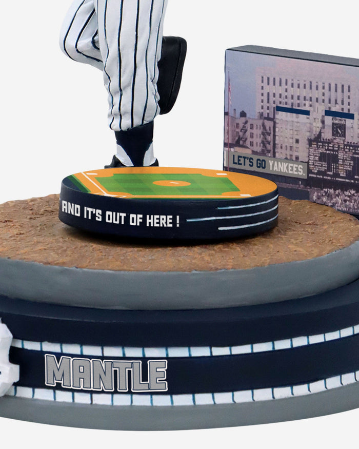 Mickey Mantle New York Yankees Home Run Spinner Mini Bobblehead Scene FOCO - FOCO.com