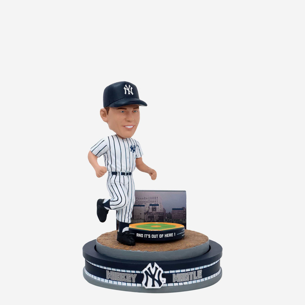 Mickey Mantle New York Yankees Home Run Spinner Mini Bobblehead Scene FOCO - FOCO.com