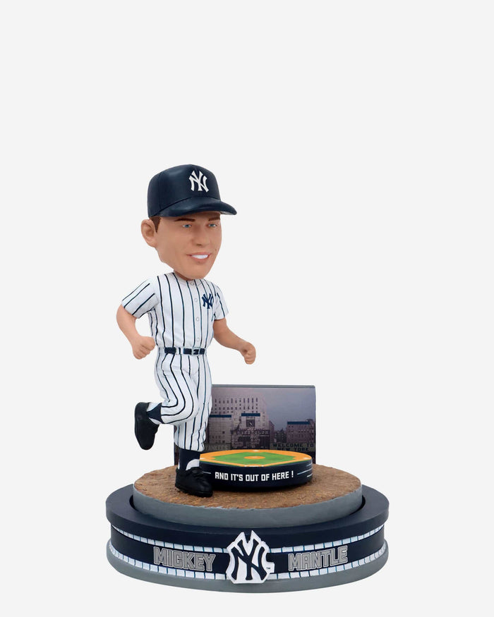 Mickey Mantle New York Yankees Home Run Spinner Mini Bobblehead Scene FOCO - FOCO.com