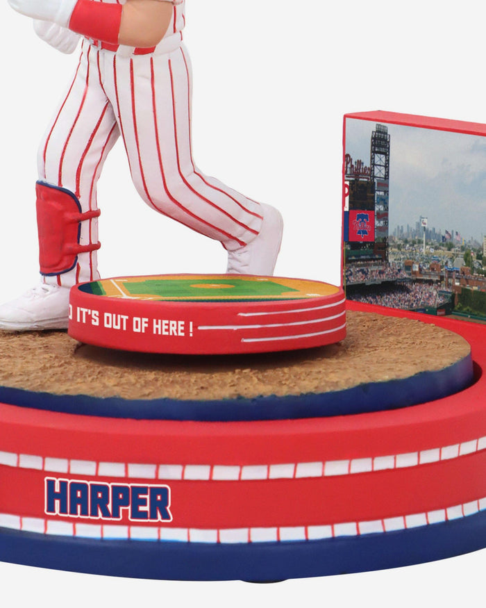 Bryce Harper Philadelphia Phillies Home Run Spinner Mini Bobble Scene FOCO - FOCO.com