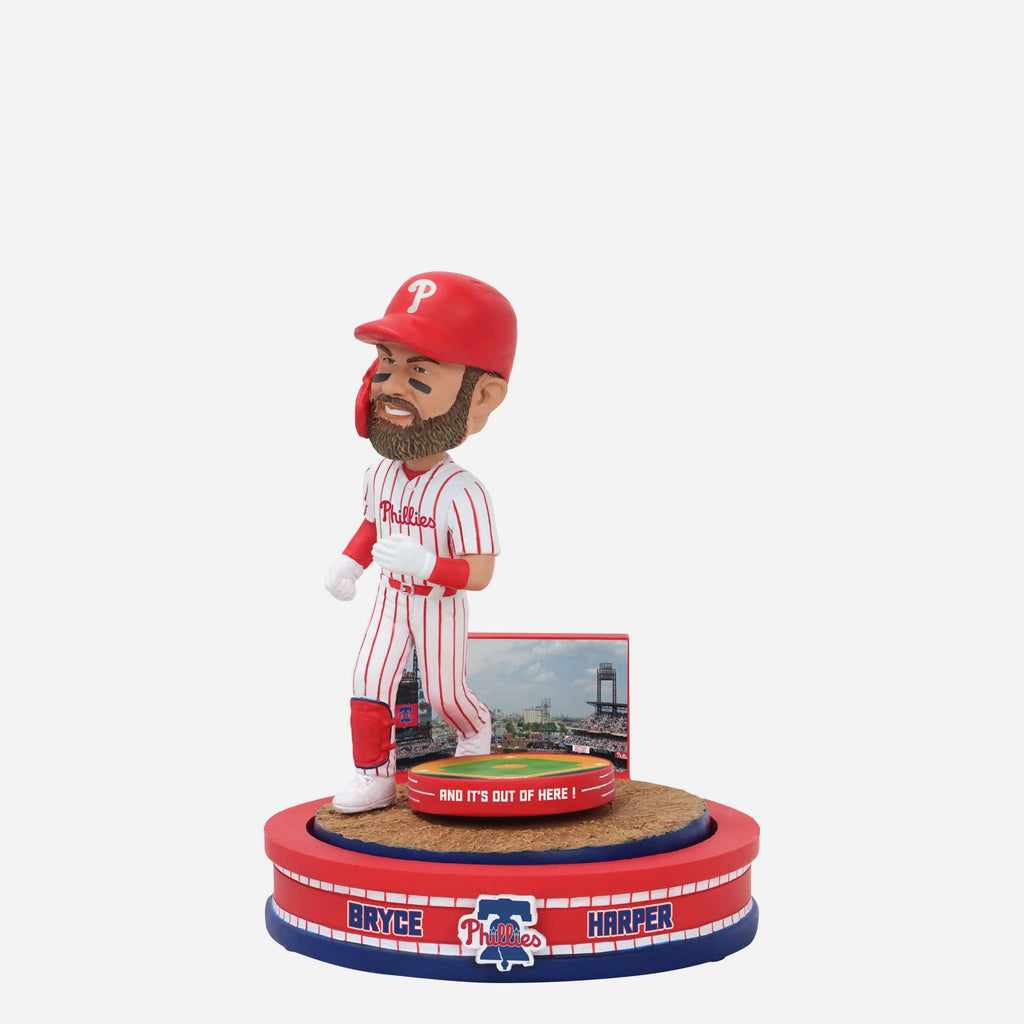Bryce Harper Philadelphia Phillies Home Run Spinner Mini Bobble Scene FOCO - FOCO.com