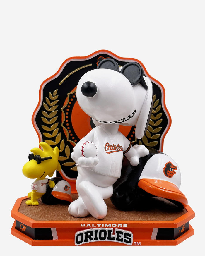 Baltimore Orioles Snoopy & Woodstock Joe Cool Peanuts Dual Bobblehead FOCO - FOCO.com