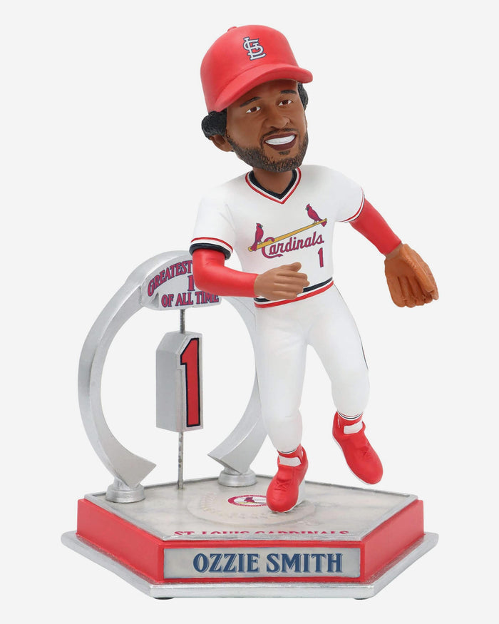 Ozzie Smith St Louis Cardinals Legendary Number 1 Bobblehead FOCO - FOCO.com